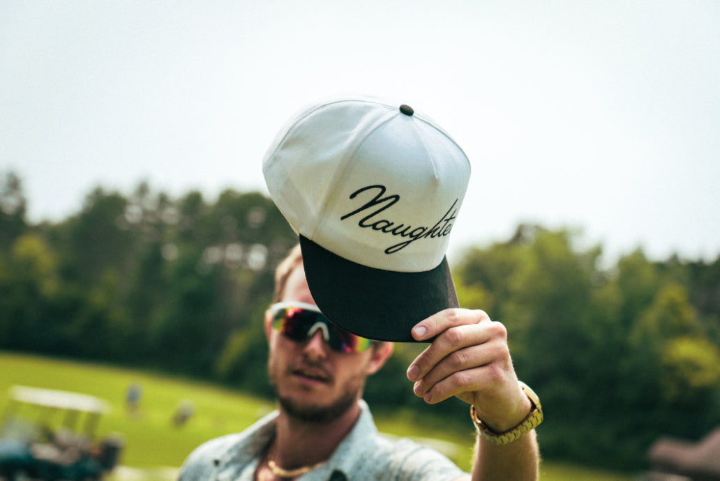Naughtees High Crown Snapback Hat